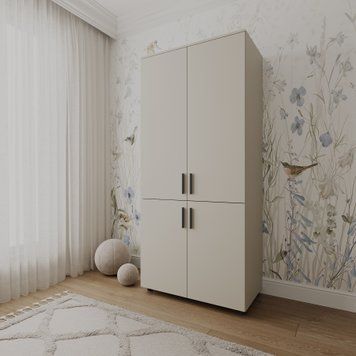 Шафа для одягу Doros Торн Кашемір 2 ДСП (полиці) 90х51.6х200 (44900448) 44900448 фото