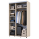 Шкаф купе Doros Сигма Слим Кашемир 2 ДСП 130х60х214.4 (42005456) 42005456 фото 2