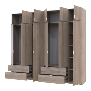 Комплект Doros Лукас Дуб сонома 3+3 ДСП 270х50х240 (42005115) 42005115 фото