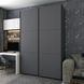 Шафа купе Doros G-Caiser Антрацит/Антрацит 2 ДСП / 3 частини 180х60х240 (42005864) 42005864 фото 3