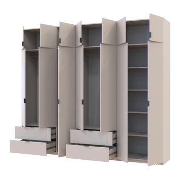 Комплект Doros Лукас Кашемір 3+4 ДСП 280х50х240 (42005120) 42005120 фото