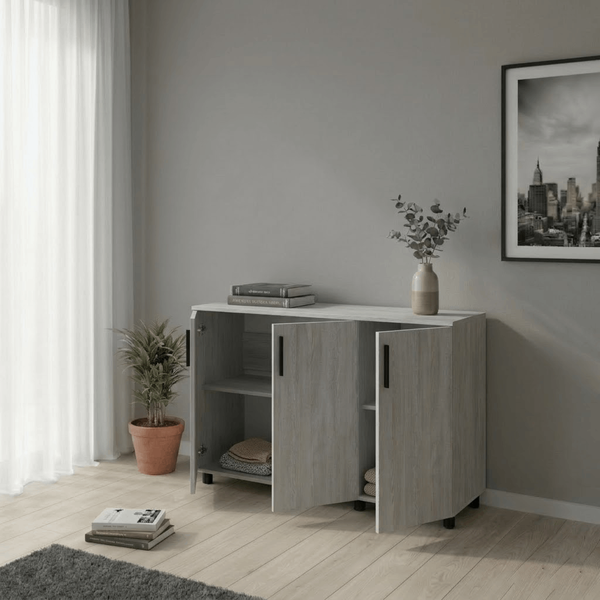 Комод Doros Торн Сосна Натти 3 ДСП 135х51.6х80 (41510167) 41510167 фото