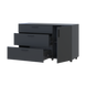 Комод Doros Торн Антрацит 3Ш/1Д 135х51.6х80 (41510185) 41510185 фото 2