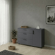 Комод Doros Торн Антрацит 3Ш/1Д 135х51.6х80 (41510185) 41510185 фото 1