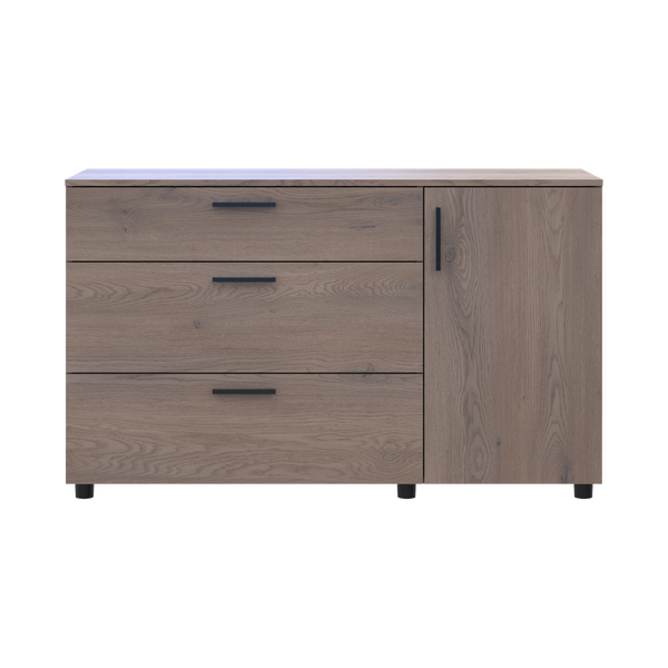 Комод Doros Торн Кремона Канноло 3Ш/1Д 135х51.6х80 (41510177) 41510177 фото