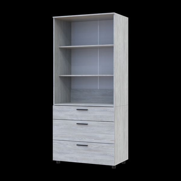 Шкаф для одежды Doros Торн Сосна Натти 2 ДСП/3Ш (полки) 90х51,6х200 (44900434) 44900434 фото