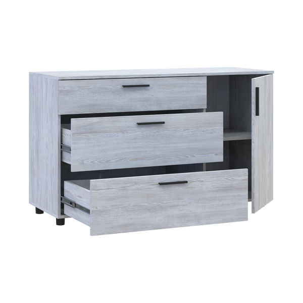 Комод Doros Торн Сосна Натти 3Ш/1Д 135х51.6х80 (41510179) 41510179 фото