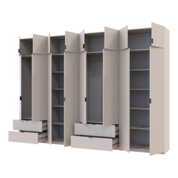 Комплект Doros Лукас Кашемир 4+4 ДСП 340х50х240 (42005140) 42005140 фото