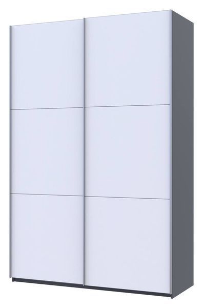 Шафа купе Doros G-Caiser Антрацит/Білий 2 ДСП / 3 частини 160х60х240 (42005410) 42005410 фото