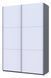 Шафа купе Doros G-Caiser Антрацит/Білий 2 ДСП / 3 частини 160х60х240 (42005410) 42005410 фото 2