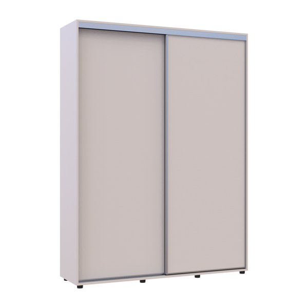 Шкаф купе Doros Сигма Слим Кашемир 2 ДСП 160х45х214.4 (42005450) 42005450 фото