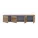 Тумба ТВ Doros Левия Дуб Эвок 4Д 160х35х33 (41516094) 41516094 фото 5