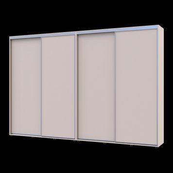 Шкаф купе Doros Сигма Слим Кашемир 2+2 ДСП 320х45х214.4 (42005610) 42005610 фото